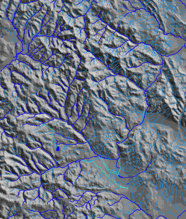 Little Prickly Pear Map with water only